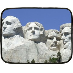 Mount Rushmore Monument Landmark Fleece Blanket (mini) by Nexatart