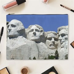 Mount Rushmore Monument Landmark Cosmetic Bag (xl) by Nexatart