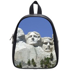 Mount Rushmore Monument Landmark School Bag (small) by Nexatart