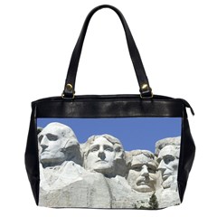 Mount Rushmore Monument Landmark Office Handbags (2 Sides)  by Nexatart