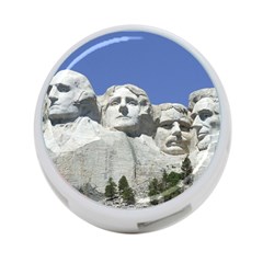 Mount Rushmore Monument Landmark 4-port Usb Hub (one Side) by Nexatart