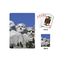 Mount Rushmore Monument Landmark Playing Cards (mini)  by Nexatart