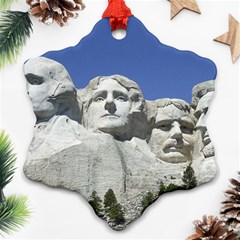 Mount Rushmore Monument Landmark Ornament (snowflake) by Nexatart