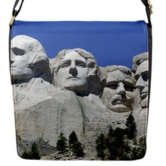 Mount Rushmore Monument Landmark Flap Messenger Bag (s) by Nexatart