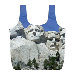 Mount Rushmore Monument Landmark Full Print Recycle Bags (l)  by Nexatart