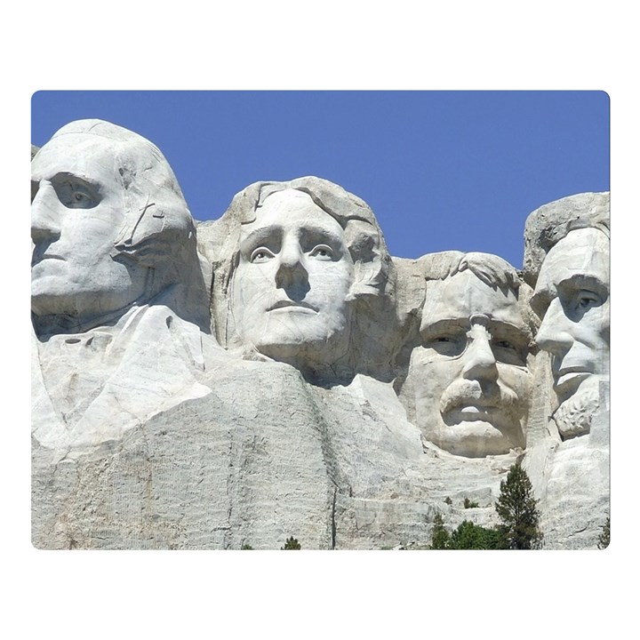 Mount Rushmore Monument Landmark Double Sided Flano Blanket (Large) 