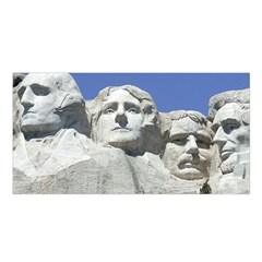 Mount Rushmore Monument Landmark Satin Shawl by Nexatart