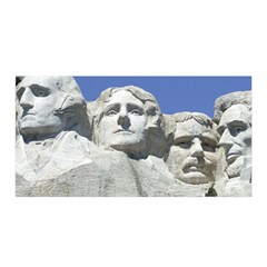 Mount Rushmore Monument Landmark Satin Wrap by Nexatart