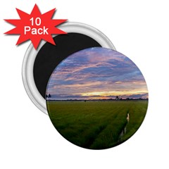 Landscape Sunset Sky Sun Alpha 2 25  Magnets (10 Pack)  by Nexatart