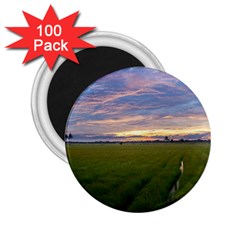 Landscape Sunset Sky Sun Alpha 2 25  Magnets (100 Pack)  by Nexatart