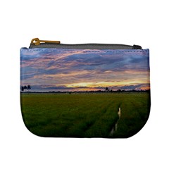 Landscape Sunset Sky Sun Alpha Mini Coin Purses by Nexatart