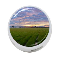 Landscape Sunset Sky Sun Alpha 4-port Usb Hub (two Sides)  by Nexatart