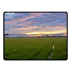 Landscape Sunset Sky Sun Alpha Fleece Blanket (Small) 50 x40  Blanket Front