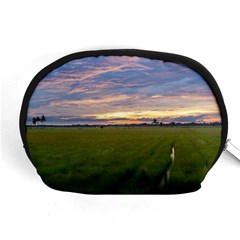 Landscape Sunset Sky Sun Alpha Accessory Pouches (medium)  by Nexatart