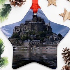 Mont Saint Michel France Normandy Ornament (star) by Nexatart