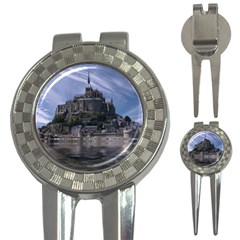 Mont Saint Michel France Normandy 3-in-1 Golf Divots by Nexatart