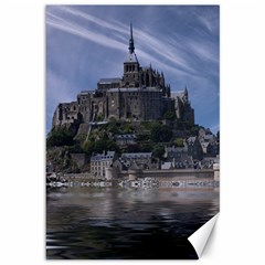 Mont Saint Michel France Normandy Canvas 12  X 18   by Nexatart