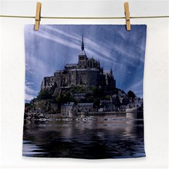 Mont Saint Michel France Normandy Face Towel by Nexatart