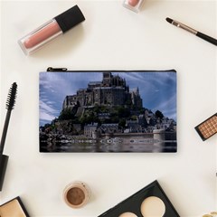 Mont Saint Michel France Normandy Cosmetic Bag (small)  by Nexatart