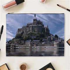 Mont Saint Michel France Normandy Cosmetic Bag (xl) by Nexatart