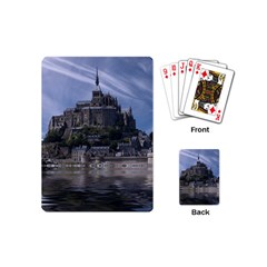 Mont Saint Michel France Normandy Playing Cards (mini)  by Nexatart