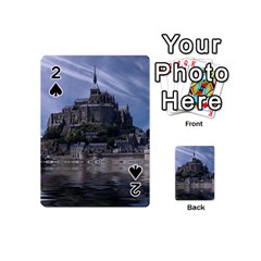 Mont Saint Michel France Normandy Playing Cards 54 (mini)  by Nexatart