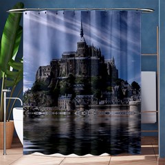 Mont Saint Michel France Normandy Shower Curtain 60  X 72  (medium)  by Nexatart