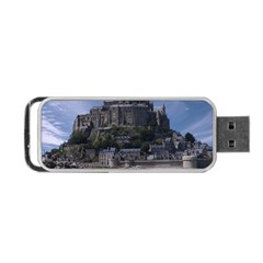 Mont Saint Michel France Normandy Portable Usb Flash (one Side) by Nexatart