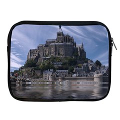 Mont Saint Michel France Normandy Apple Ipad 2/3/4 Zipper Cases by Nexatart