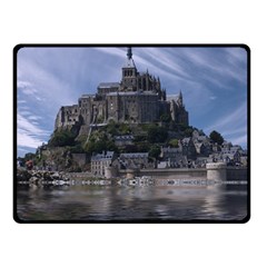 Mont Saint Michel France Normandy Double Sided Fleece Blanket (small)  by Nexatart