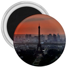 Paris France French Eiffel Tower 3  Magnets by Nexatart