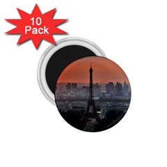 Paris France French Eiffel Tower 1 75  Magnets (10 Pack)  by Nexatart