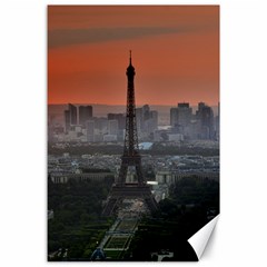 Paris France French Eiffel Tower Canvas 24  X 36  by Nexatart