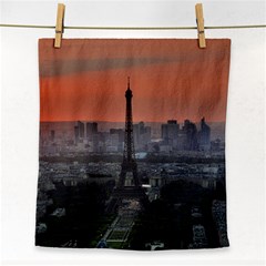 Paris France French Eiffel Tower Face Towel by Nexatart