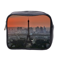 Paris France French Eiffel Tower Mini Toiletries Bag 2-side by Nexatart