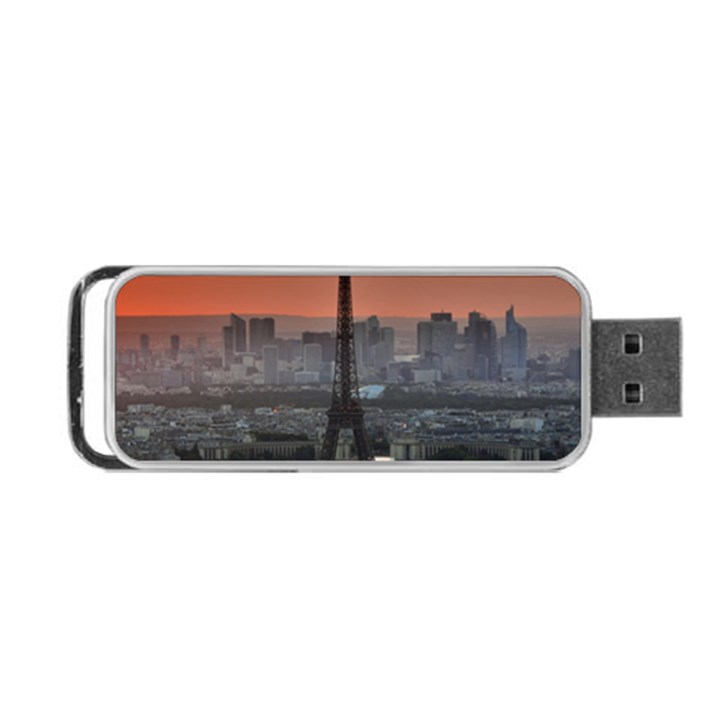 Paris France French Eiffel Tower Portable USB Flash (Two Sides)