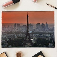 Paris France French Eiffel Tower Cosmetic Bag (xxl)  by Nexatart