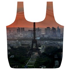 Paris France French Eiffel Tower Full Print Recycle Bags (l)  by Nexatart