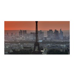 Paris France French Eiffel Tower Satin Wrap by Nexatart