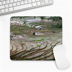 Rice Fields Terraced Terrace Large Mousepads by Nexatart