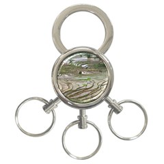 Rice Fields Terraced Terrace 3-ring Key Chains by Nexatart