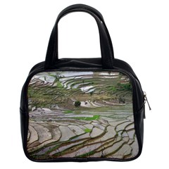 Rice Fields Terraced Terrace Classic Handbags (2 Sides) by Nexatart