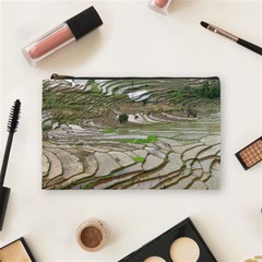 Rice Fields Terraced Terrace Cosmetic Bag (medium)  by Nexatart