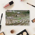 Rice Fields Terraced Terrace Cosmetic Bag (Medium)  Front