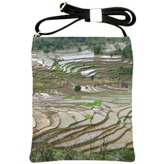 Rice Fields Terraced Terrace Shoulder Sling Bags by Nexatart