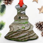 Rice Fields Terraced Terrace Ornament (Christmas Tree)  Front