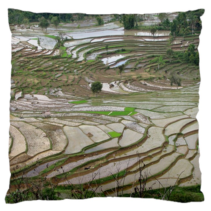 Rice Fields Terraced Terrace Large Cushion Case (One Side)