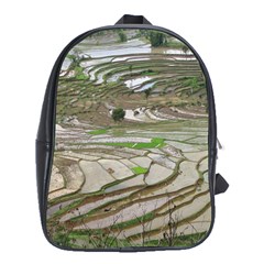 Rice Fields Terraced Terrace School Bag (xl) by Nexatart