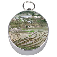 Rice Fields Terraced Terrace Silver Compasses by Nexatart