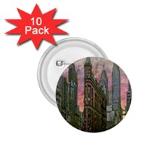 Flat Iron Building Toronto Ontario 1 75  Buttons (10 Pack) by Nexatart